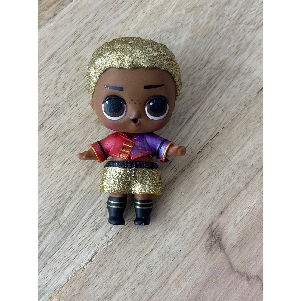 MGA LOL Surprise Boys Series 2 King Bee Gold Glitter Doll Figure 3 Inch 2018